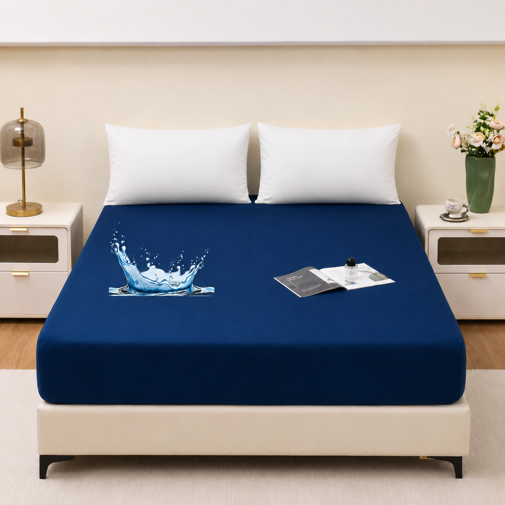 Soft Waterproof Fitted Mattress Cover