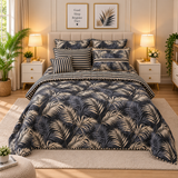 Abstract Elegance 7Pc Bedspread Set