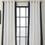 Curtains with patch design - The Linen House