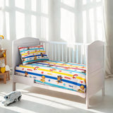 Cute Puppy Squad Baby Crib Sheet & Pillow
