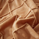 "Luxurious Velvet Pinch Pleat Duvet Set