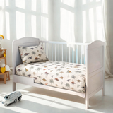 Dino Jungle Baby Crib Sheet & Pillow