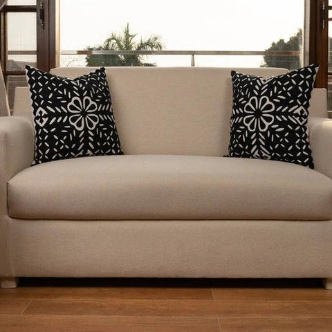 Dhiya (Appliqué) - 1 PC Cushion Cover - The Linen House