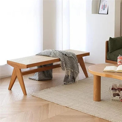 Rattan Bench Long Stool