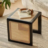 Side Table Lightweight Square NightStand for Lounge Room Restaurant