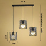 Modern Pendant Lights Vintage Hanging lamp Iron