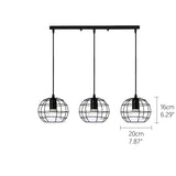 Modern Pendant Lights Vintage loft personality Hanging lamp Iron Cage