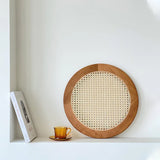Wood Rattan Placemat for Home & Kitchen
