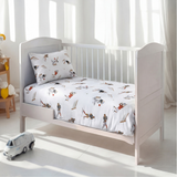Junior Sports Star Baby Crib Sheet & Pillow