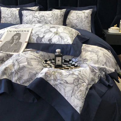Nordic Style Digital Printed Duvet Cover Set – Minimal & Modern Elegance