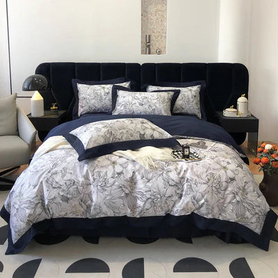 Nordic Style Digital Printed Duvet Cover Set – Minimal & Modern Elegance