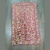 Embroidered Velvet Prayer Mat (maroon)