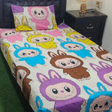 Labubu  Doll Kids  Bedsheet