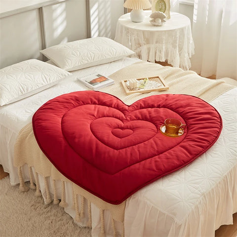 Heart Shaped Baby Rug - The Linen House