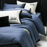 Luxury Leopard Embroidery Duvet Set