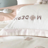 Luxury Modern Embroidery Duvet Set