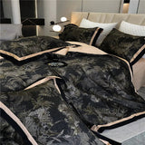 Vintage Chic Printed Bedding Duvet Set – Elegant, Soft & Timeless Comfort
