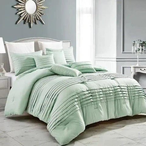 Cotton Pleated Duvet Set - The Linen House