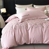 Luxury Modern Embroidery Duvet Set