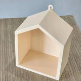 Hut Shape Wall Hanging Shelf Light Peach