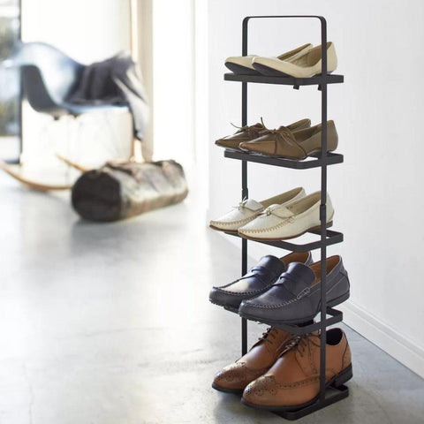 Tower 5 Pair Shoe Rack - The Linen House