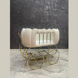 BABY CHESTER VELVET TUFTED BASSINET