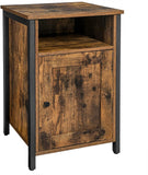 Nightstand with Storage Side Table