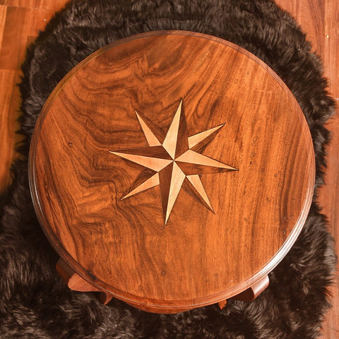 Compass Table (Shisham)