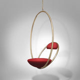 Indoor Metal Hanging Swing Chair - The Linen House