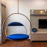 Indoor Metal Hanging Swing Chair - The Linen House