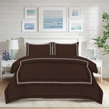 Baratta Comforter Set (Brown with White Bratta Stitch)