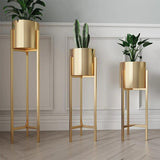 Simple Golden Flower Pot Stand (pack of 3)