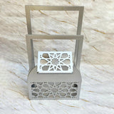 Quran and Prayer Mat Stand (Grey)