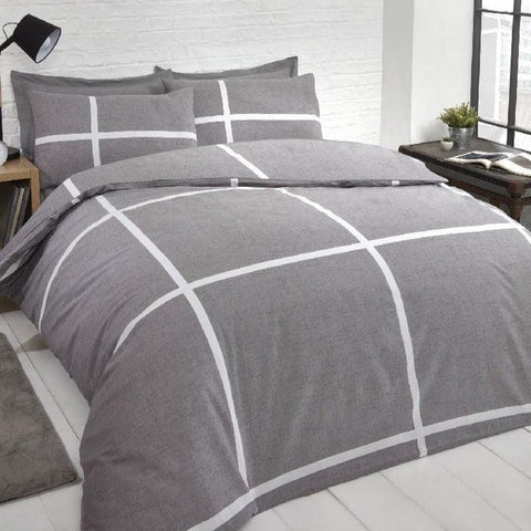 Navy Printed Bedspread ( 6 pcs) - The Linen House