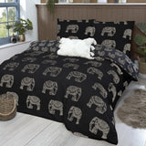 Elephant Printed Bedsheet (3 pcs)