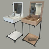 Multi purpose Movable Makeup table,Storage table