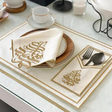 Eid Mubarak Table Mats - The Linen House