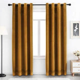 Premium Velvet Curtain With Baratta Embroidery - The Linen House