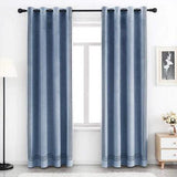 Premium Velvet Curtain With Baratta Embroidery - The Linen House