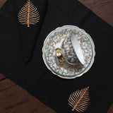 Leaf Embroidered Table Mats - The Linen House