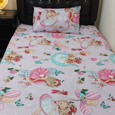 Kids Cartoon Bed-sheet   Butterflies