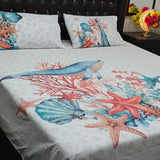 Star  Printed Bedsheet (3 pcs)