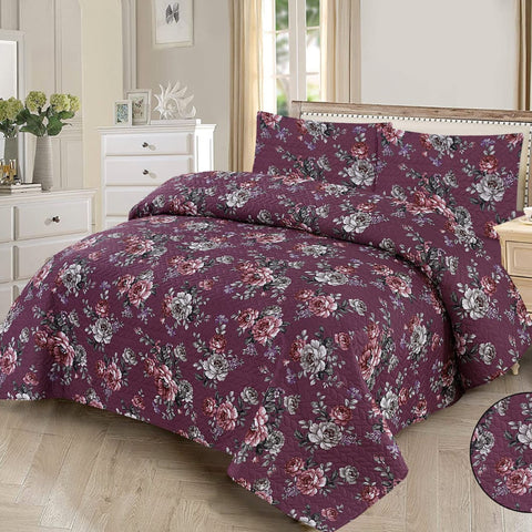 Printed Bedspread Mix Floral