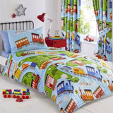 Builder Dumper Trucks Kid Bed Sheet
