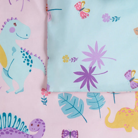 Kids Cartoon Bed-sheet Colorful Dinosaur