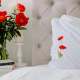Floral Elegance Embroidered Bedsheet