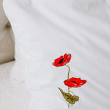 Floral Elegance Embroidered Bedsheet