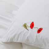 Floral Elegance Embroidered Bedsheet