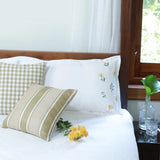Cassia Floral Elegance Embroidered Bedsheet