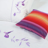 Birds of Paradise  Embroidered Bedsheet